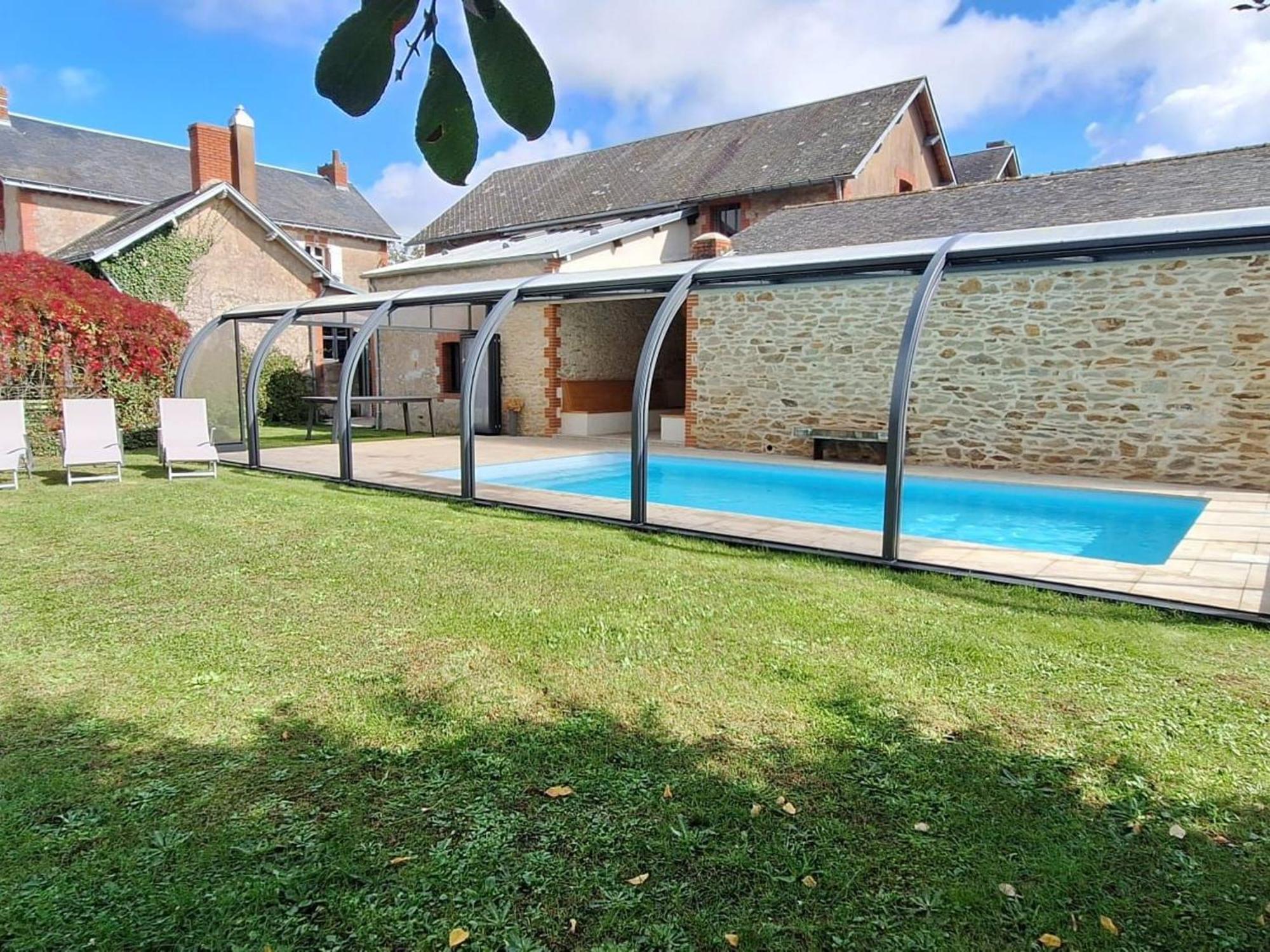 Gite Familial Avec Piscine Chauffee A Lege - Fr-1-306-1296 Exterior photo